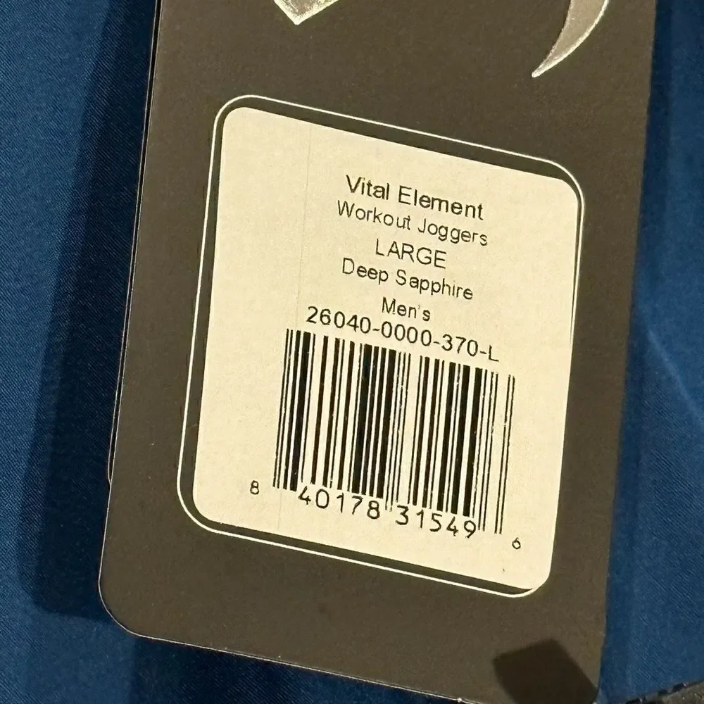TLF vital element fitted workout jogger pants L nwt